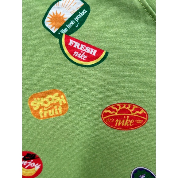 NEW Nike Men's Size LARGE Graphic T Shirt Tee Green Fruit Short Sleeve - Picture 8 of 11